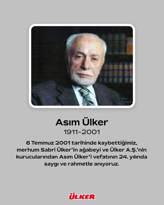 Asım Ülker portresi