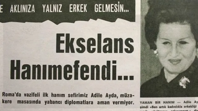 Adile Ayda portresi