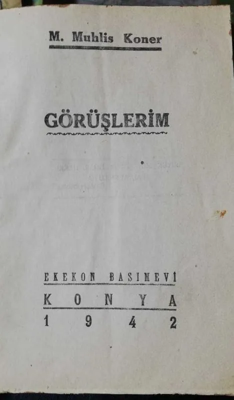 Mehmet Muhlis Koner portresi