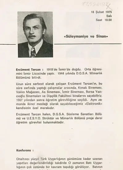 Ercüment Rıza Tarcan portresi