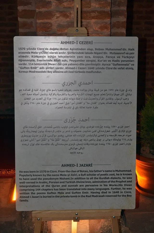 Molla Ahmed-i Cezirî portresi