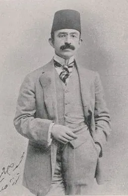 Mehmed Cavid Bey portresi