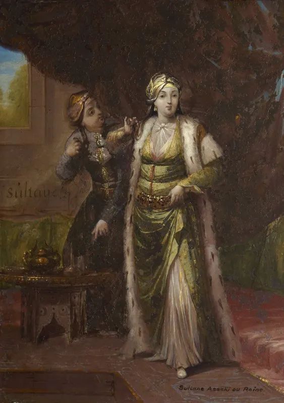 Saliha Sultan (II. Mustafa'nın eşi) portresi