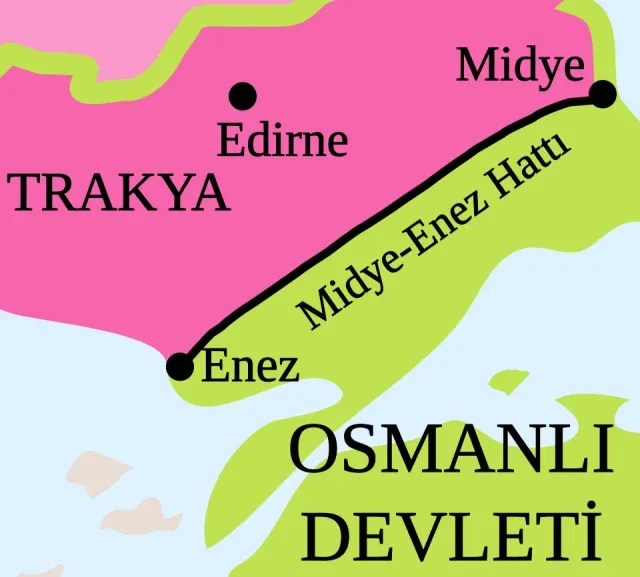 Midye-Enez Hattı portresi