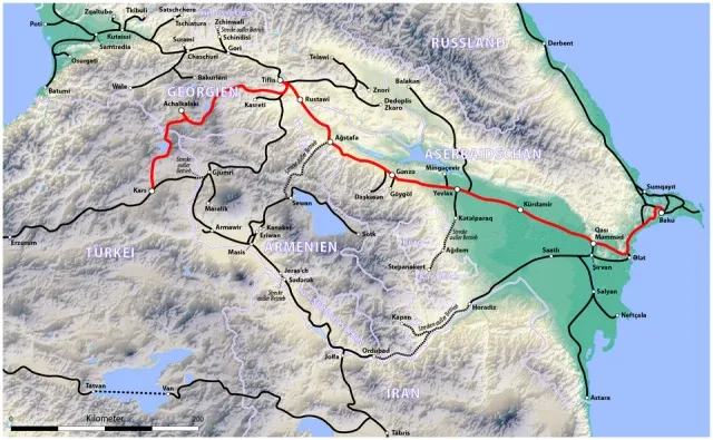 Kars-Gümrü-Tiflis demiryolu portresi