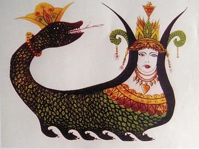 Şahmeran portresi