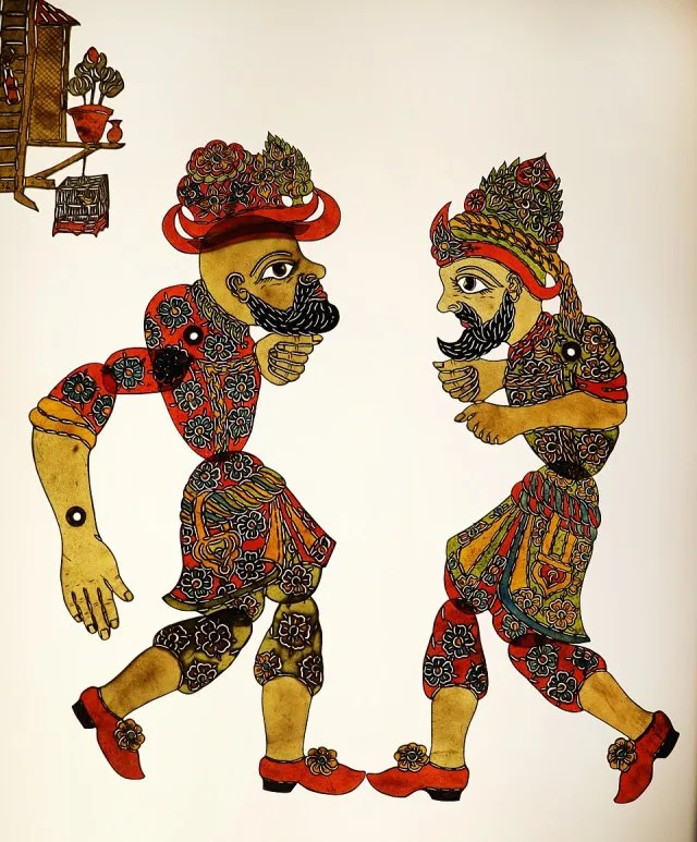 Karagöz ve Hacivat portresi