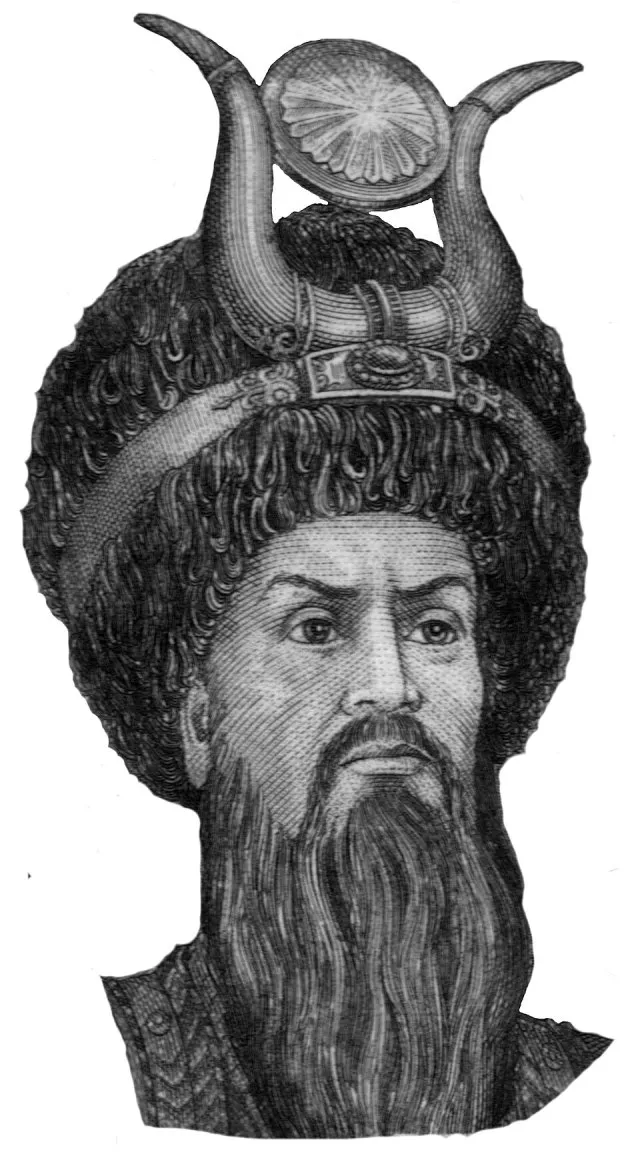 Oğuz Kağan portresi