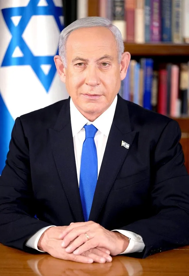 Binyamin Netanyahu portresi