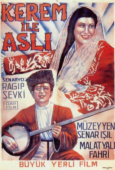 Kerem İle Aslı afişi