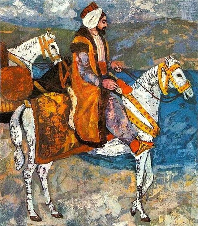 Evliya Çelebi portresi