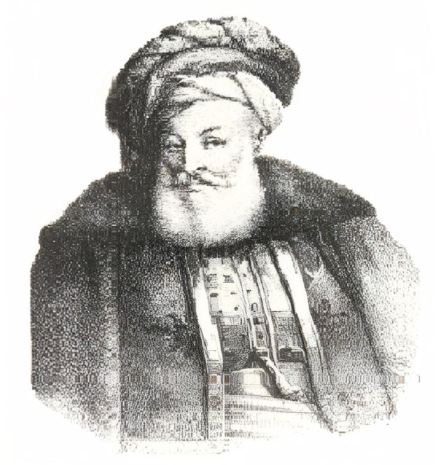 Ahmed Bey bin Muhammed Şerif portresi