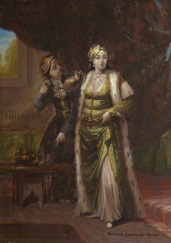 Saliha Sultan (II. Mustafa'nın eşi) portresi