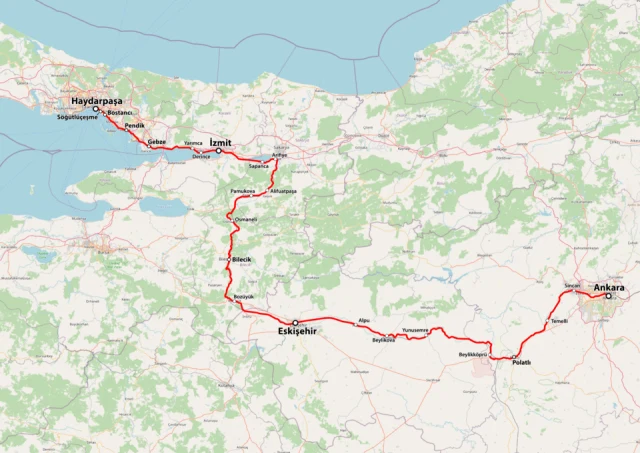İstanbul-Ankara demiryolu portresi