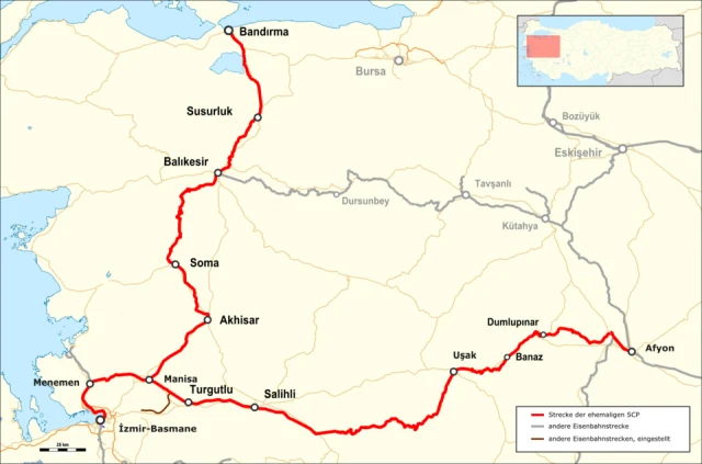 Manisa-Bandırma demiryolu portresi