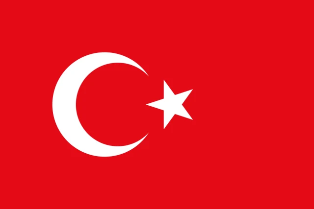 Türk bayrağı portresi
