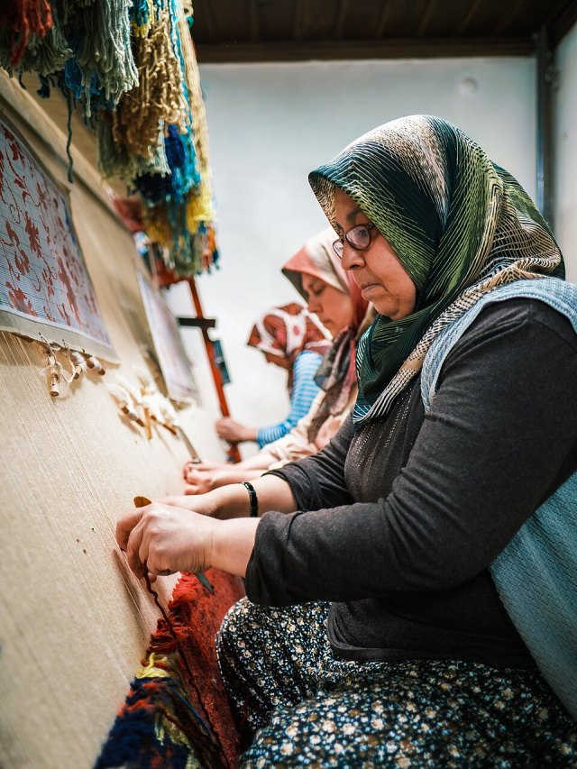 Türk halısı portresi