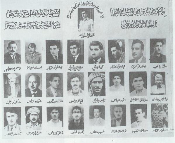 1959 Kerkük Katliamı portresi