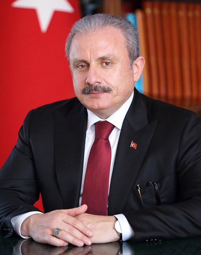 Mustafa Şentop portresi