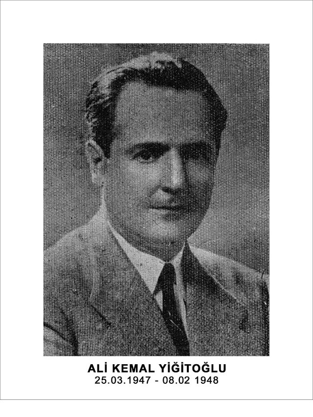 Ali Kemal Yiğitoğlu portresi