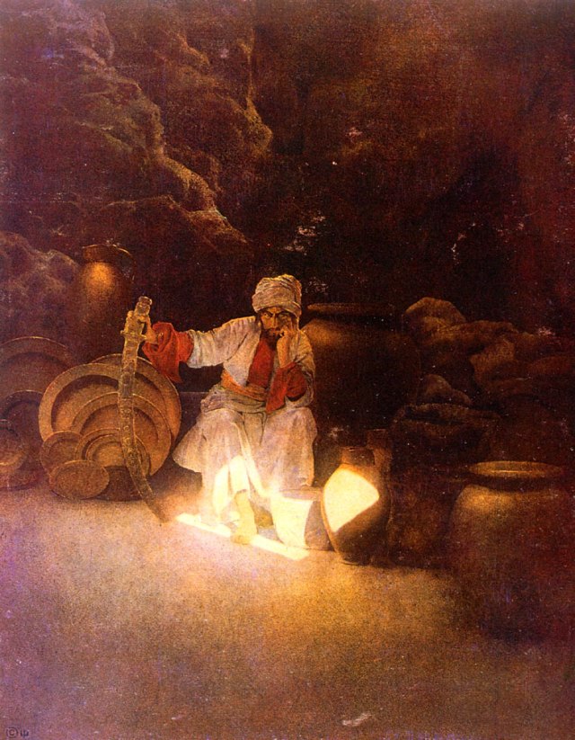 Ali Baba ve Kırk Haramiler portresi